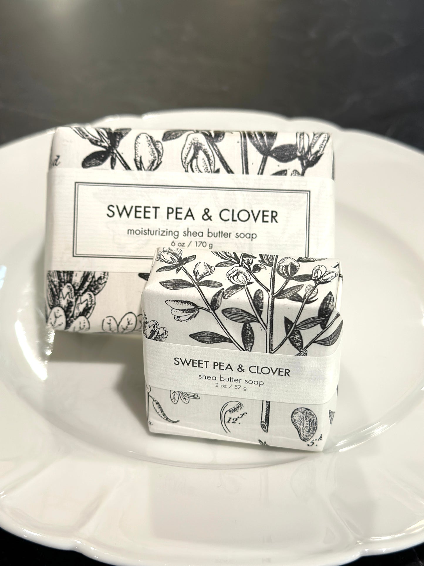 Sweet Pea and Clover Soap set
