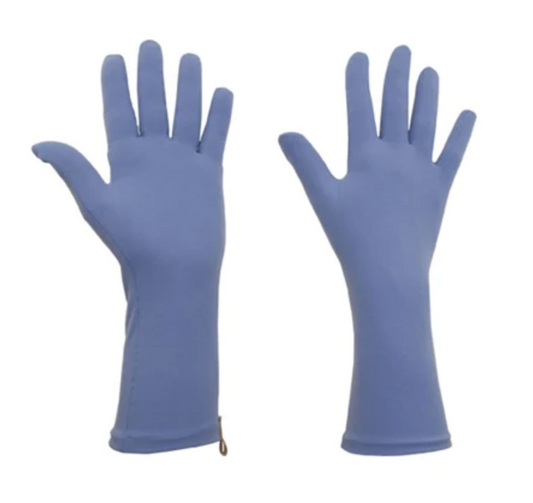 Foxgloves gardening gloves - Periwinkle