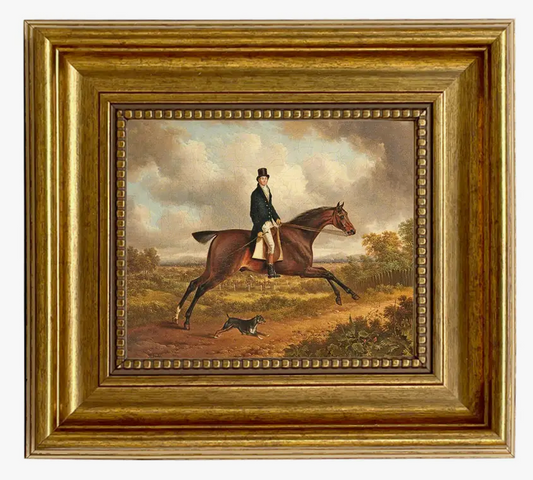 Equestrian Horse and Rider Print