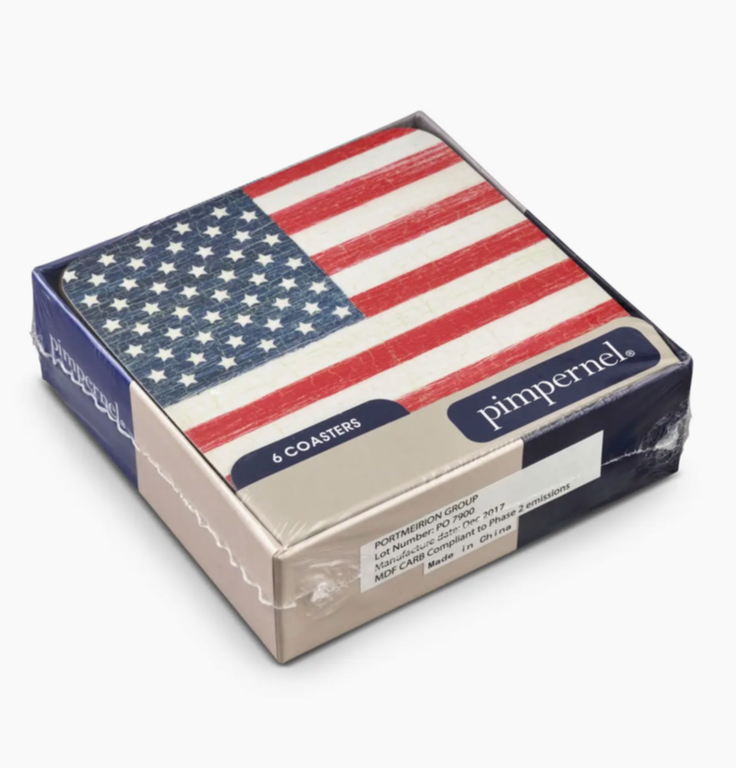 American Flag Coasters